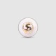 SG Tournament White Cricket Leather Ball, Adult
