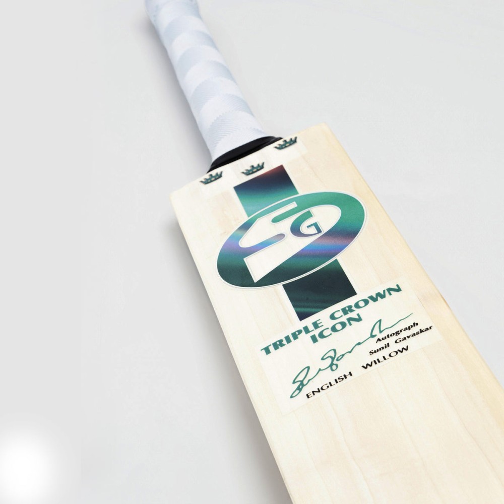 SG Triple Crown Icon English Willow Cricket Bat, SH