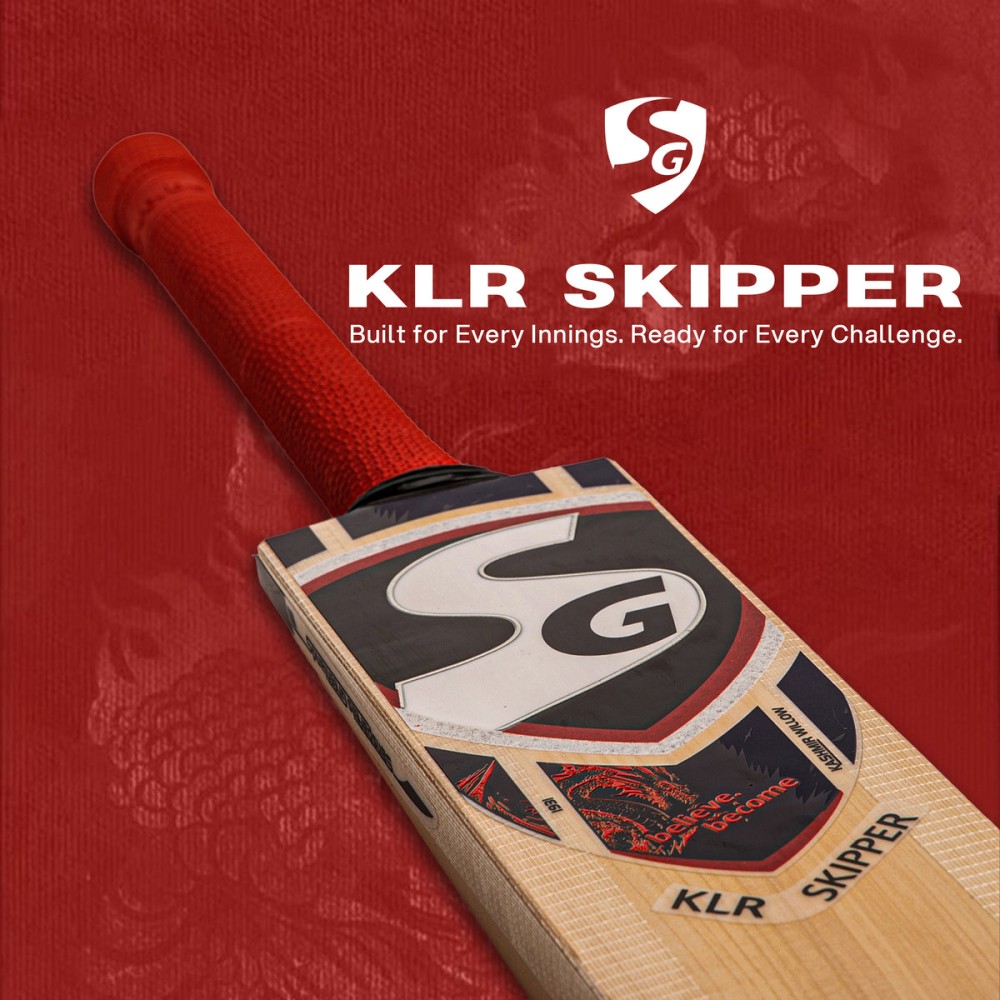 SG KLR Skipper Kashmir Willow Cricket Bat, SH SG KLR Skipper Kashmir Willow Cricket Bat, SH