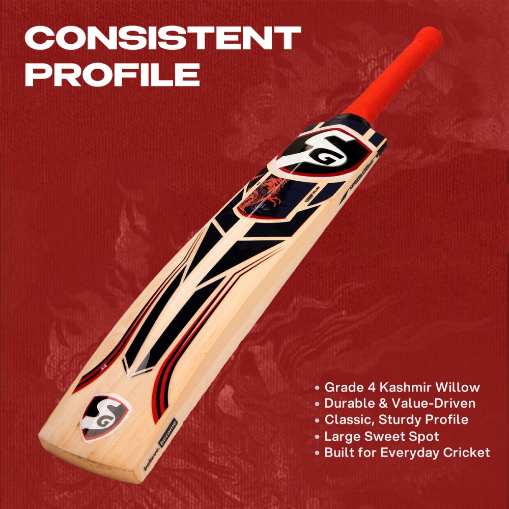 SG KLR Skipper Kashmir Willow Cricket Bat, SH SG KLR Skipper Kashmir Willow Cricket Bat, SH