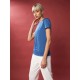 SG Women's & Girl's Round Neck T-Shirt, Regular & Fashion Wear, S, Sky Diver