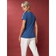 SG Women's & Girl's Round Neck T-Shirt, Regular & Fashion Wear, S, Sky Diver