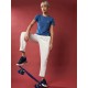 SG Women's & Girl's Round Neck T-Shirt, Regular & Fashion Wear, S, Sky Diver