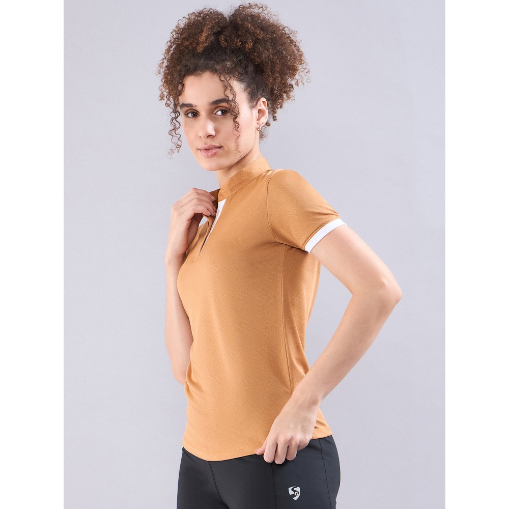 SG Women's Polo T-Shirt, S, Almond