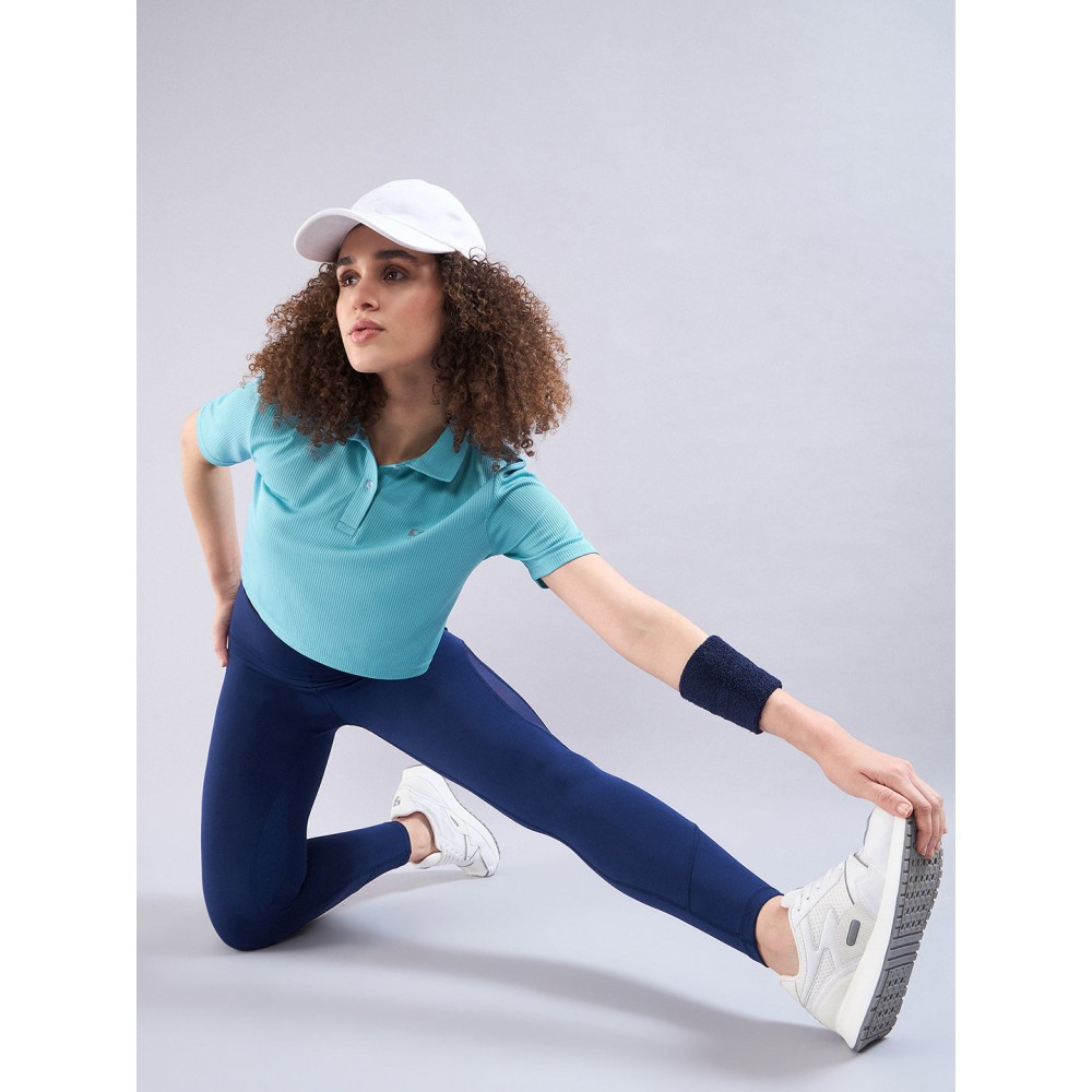 SG Women's Polo T-Shirt Aqua Blue, S, Aqua Blue