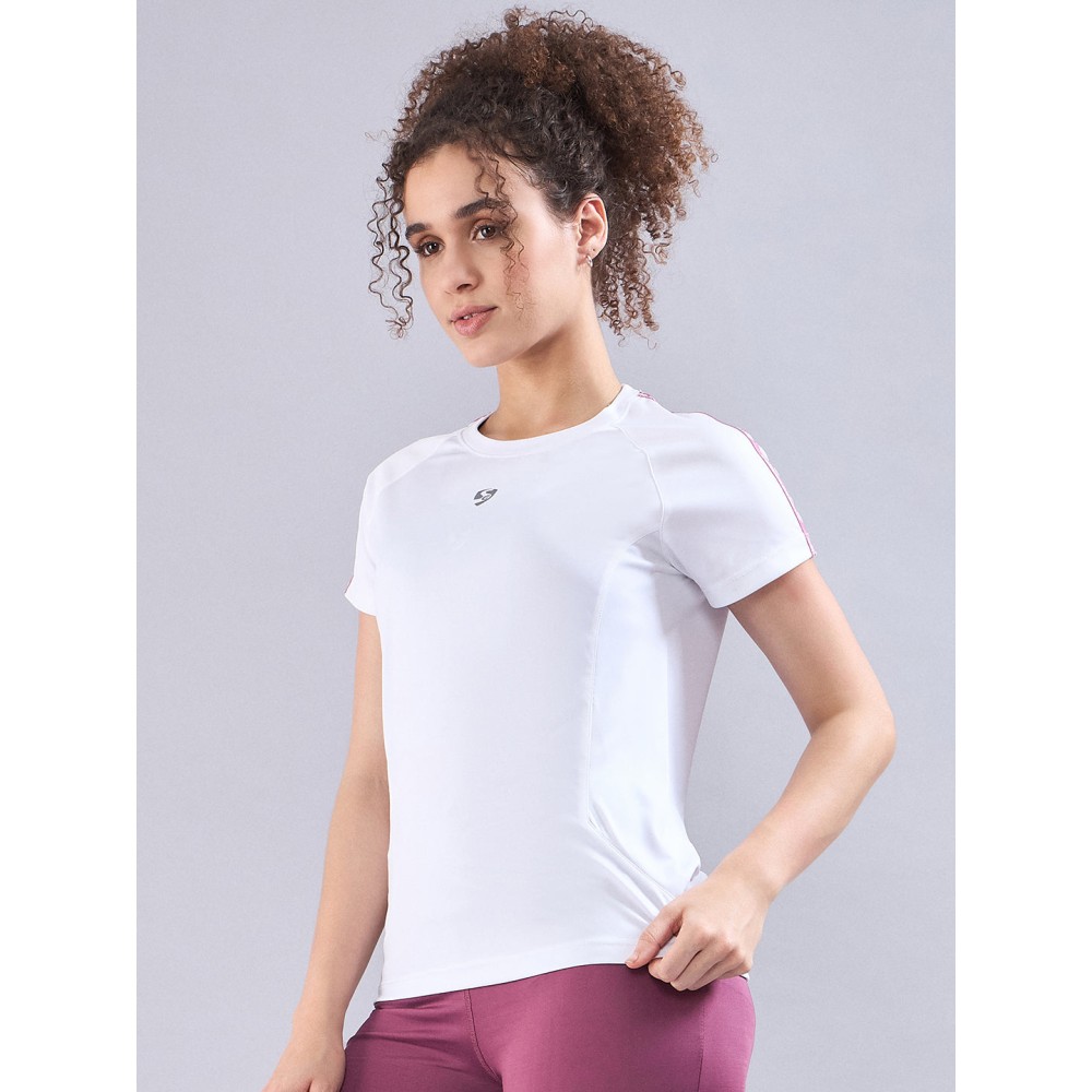 SG Women's T-shirt (H1WT8071), S, White