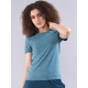 SG Women's T-shirt, S, Teal Melange