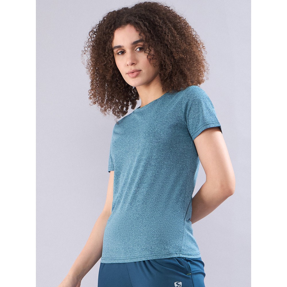 SG Women's T-shirt, S, Teal Melange