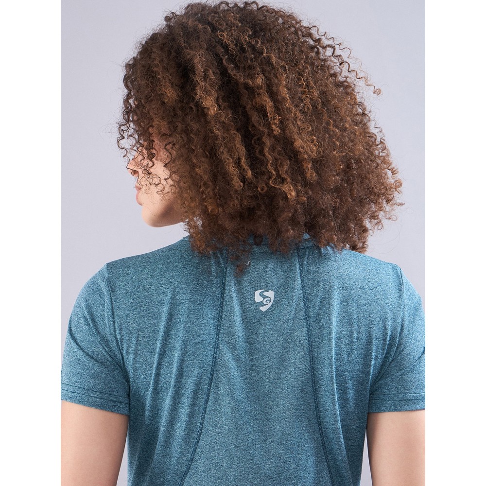 SG Women's T-shirt, S, Teal Melange