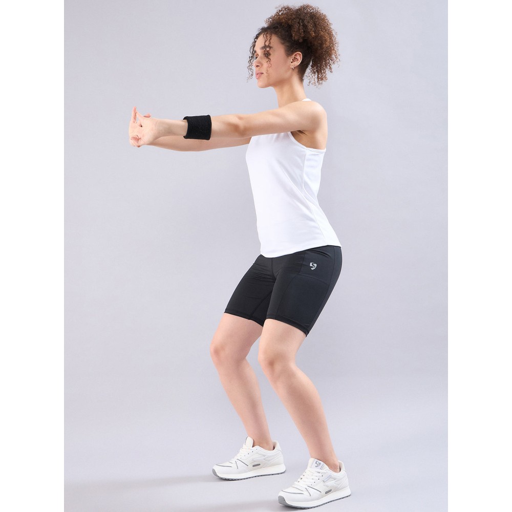 SG Women's T-Vest, S, White SG Women's T-Vest, S, White
