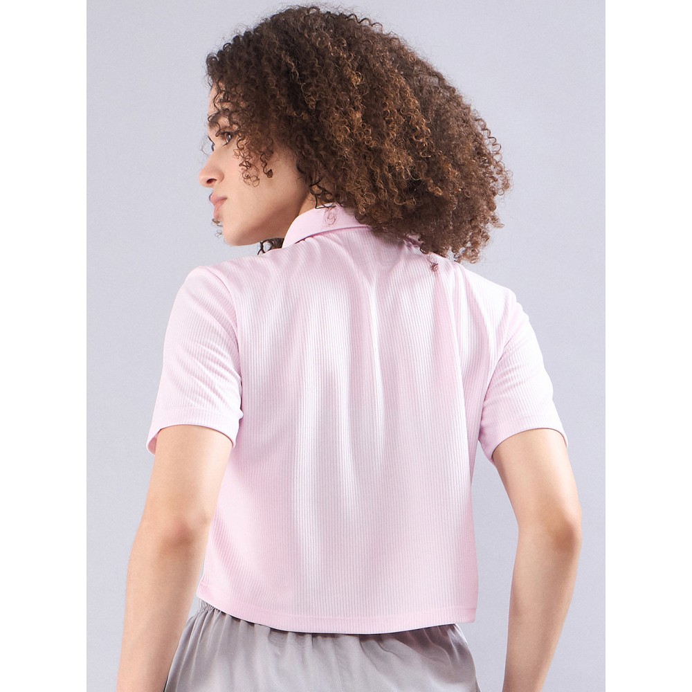 SG Women's Polo T-Shirt Powder Pink, S, Powder Pink