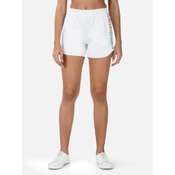 SG Regular Comfort Fit Shorts For Womens & Girls, Egg White & Jet black, Fitness & Training, Jogging, Gym Wear & Fashion Wear