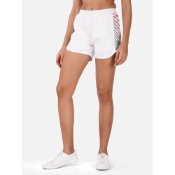 SG Regular Comfort Fit Shorts For Womens & Girls, Egg White & Jet black, Fitness & Training, Jogging, Gym Wear & Fashion Wear