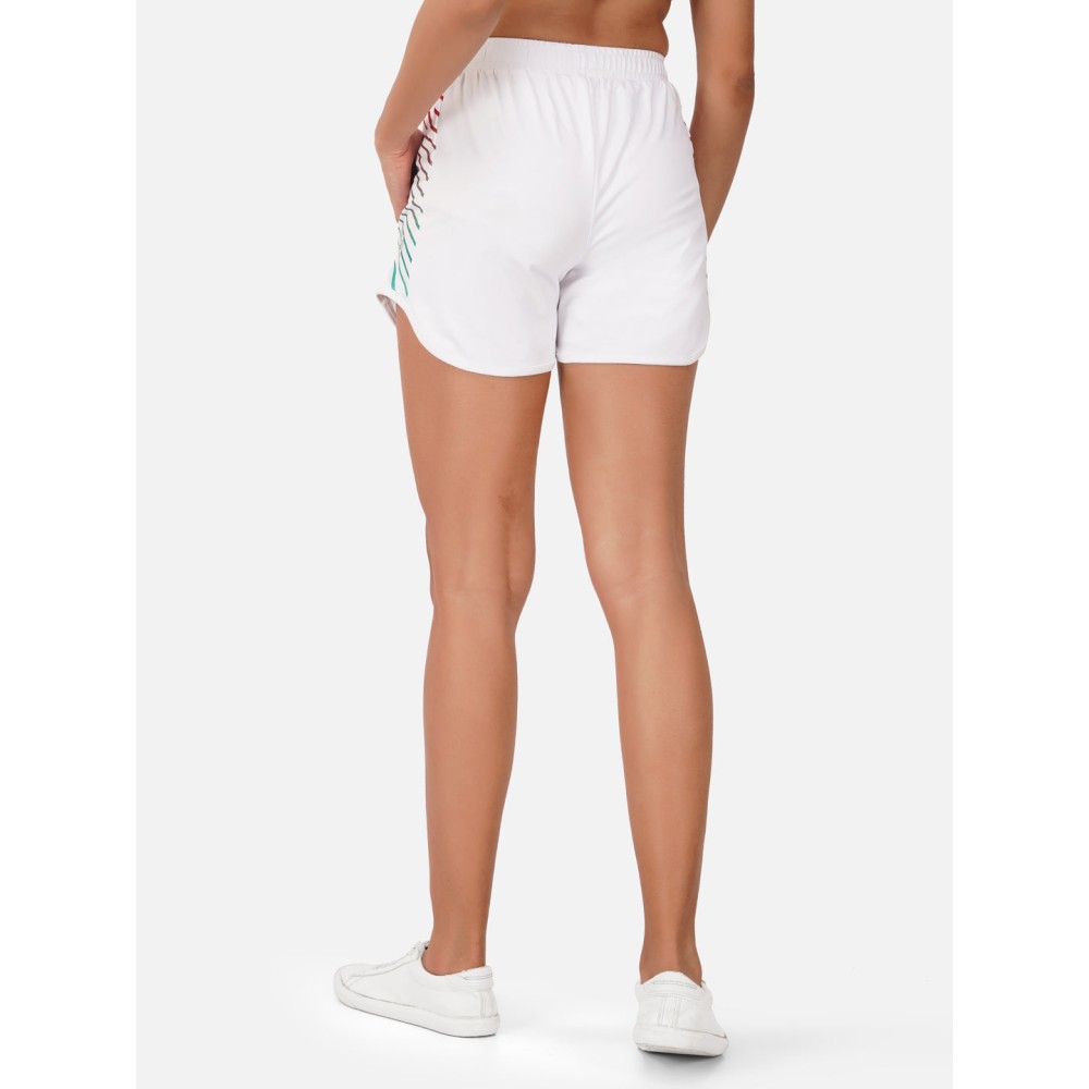 SG Regular Comfort Fit Shorts For Womens & Girls, Egg White & Jet black, Fitness & Training, Jogging, Gym Wear & Fashion Wear, S, Egg White SG Regular Comfort Fit Shorts For Womens & Girls, Egg White & Jet black, Fitness & Training, Jogging, Gym Wear & Fashion Wear, S, Egg White
