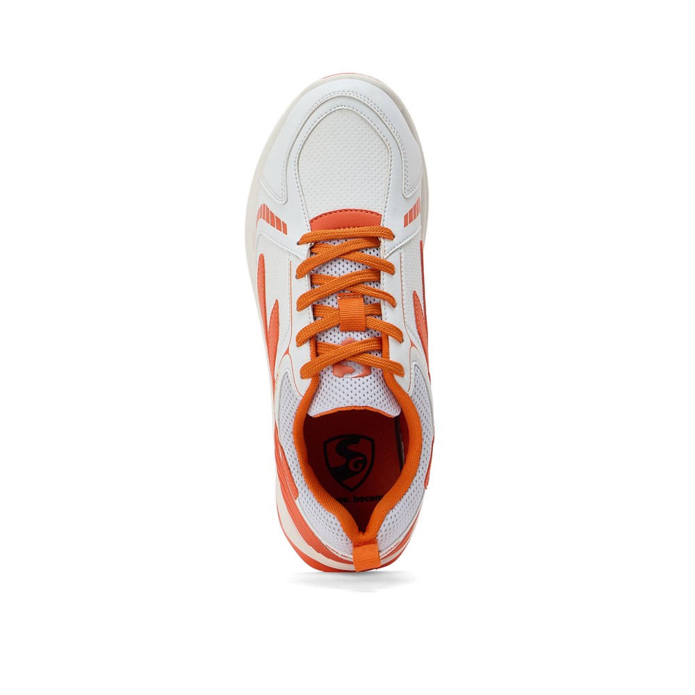 SG YORKER PRO Shoes White/Orange, White/Orange, 6 SG YORKER PRO Shoes White/Orange, White/Orange, 6