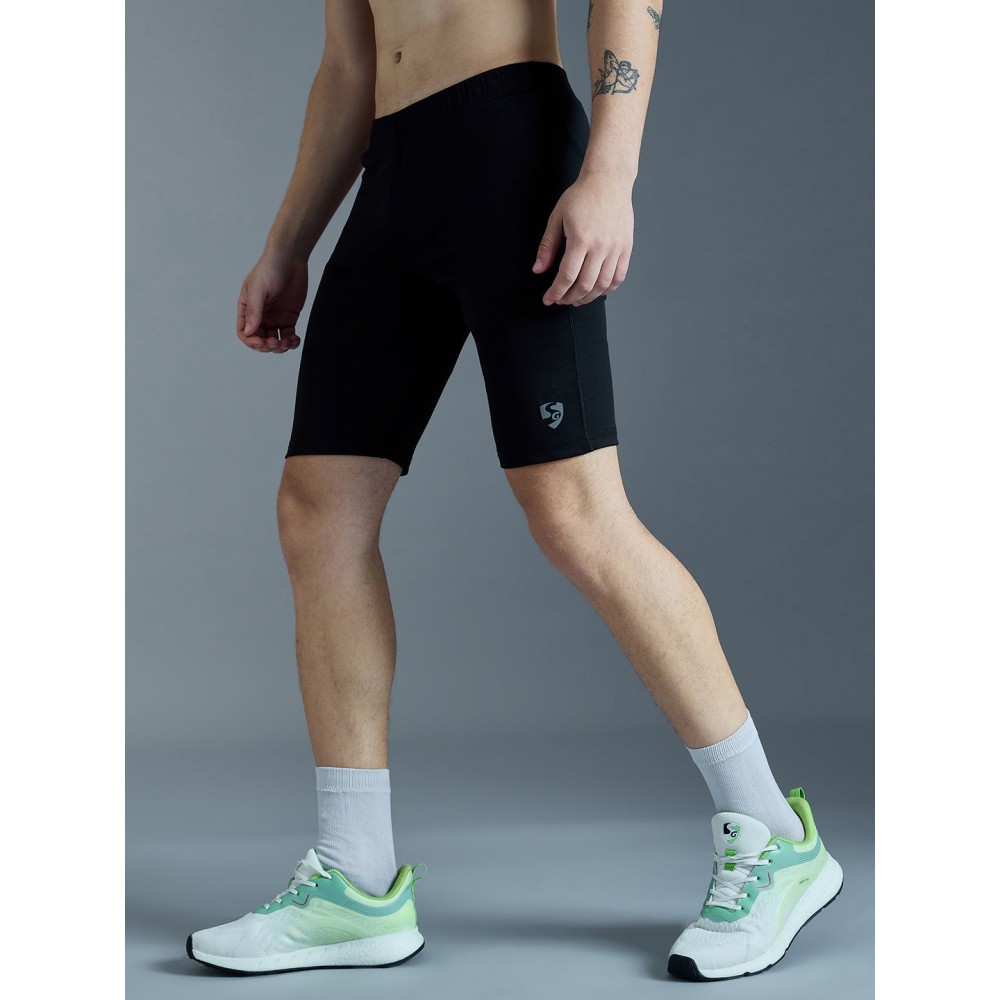 SG Poly Spandex CORMS Shorts For Men And Boys, S, Black SG Poly Spandex CORMS Shorts For Men And Boys, S, Black