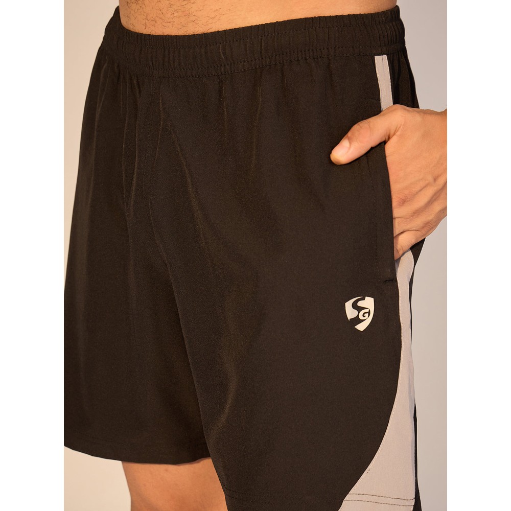 SG SHORTS MEN SG H3MS8217 BLACK/GREY, S, Black/Grey