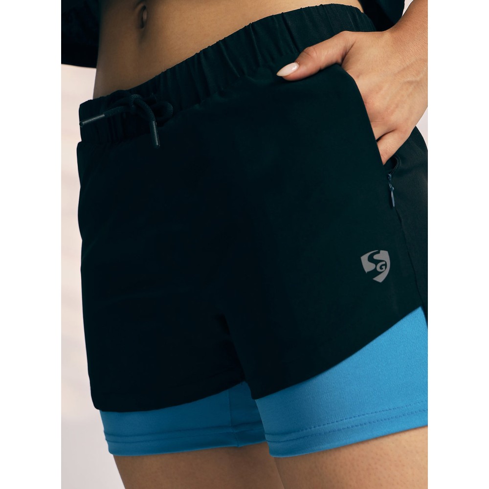 SG SHORTS WOMEN SG H3WS8273 BLACK, S, Black SG SHORTS WOMEN SG H3WS8273 BLACK, S, Black