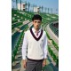 SG Signature Sleeveless Pullover (Maroon), S, White/ Maroon/ Navy