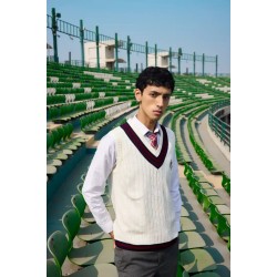 SG Signature Sleeveless Pullover (Maroon) SG Signature Sleeveless Pullover (Maroon)