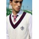 SG Signature Sleeveless Pullover (Maroon), S, White/ Maroon/ Navy