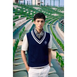 SG Signature Sleeveless Pullover (Navy)