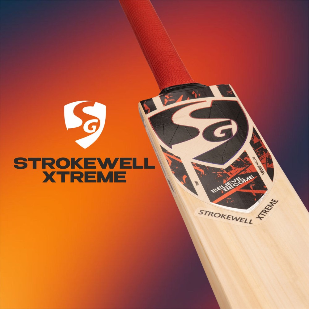 SG Strokewell Xtreme Kashmir Willow Cricket Bat, sh