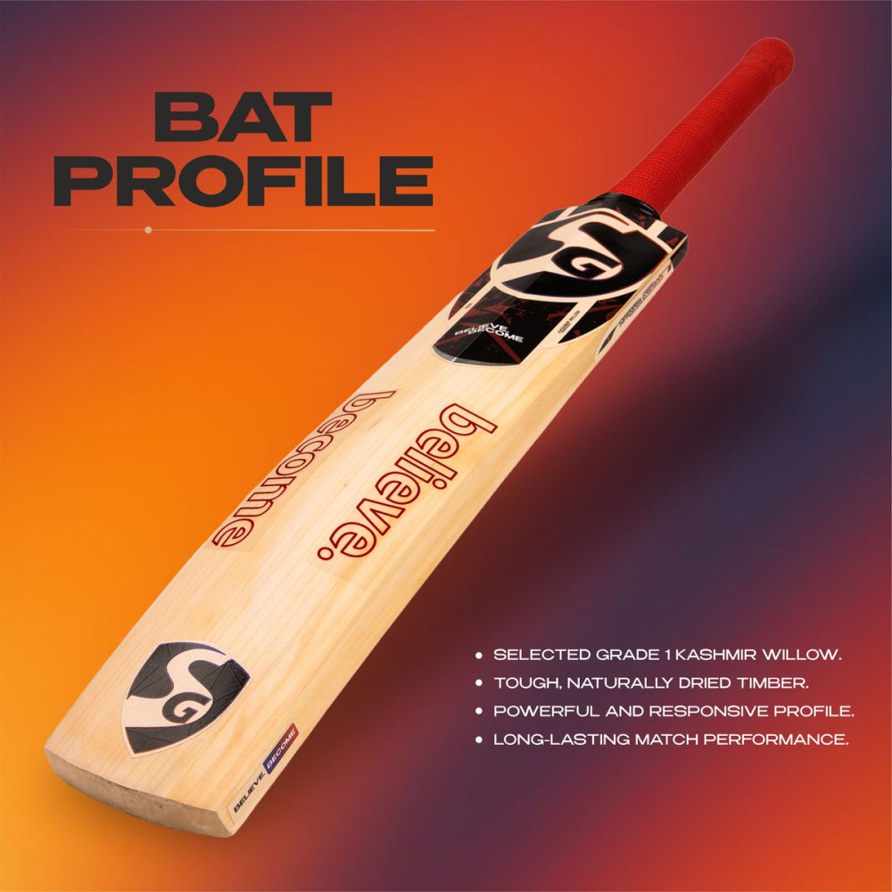 SG Strokewell Xtreme Kashmir Willow Cricket Bat, sh