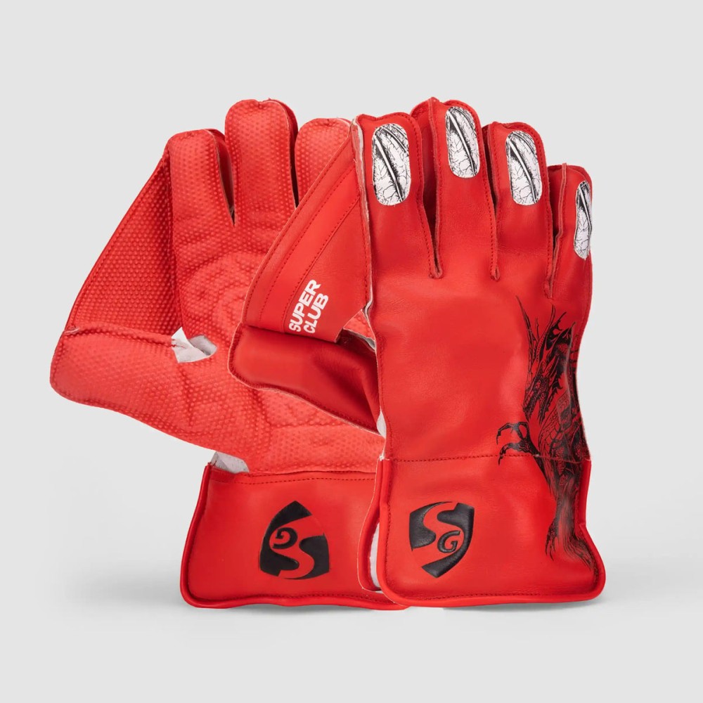 SG Super Club Wicket Keeping Gloves, Junior