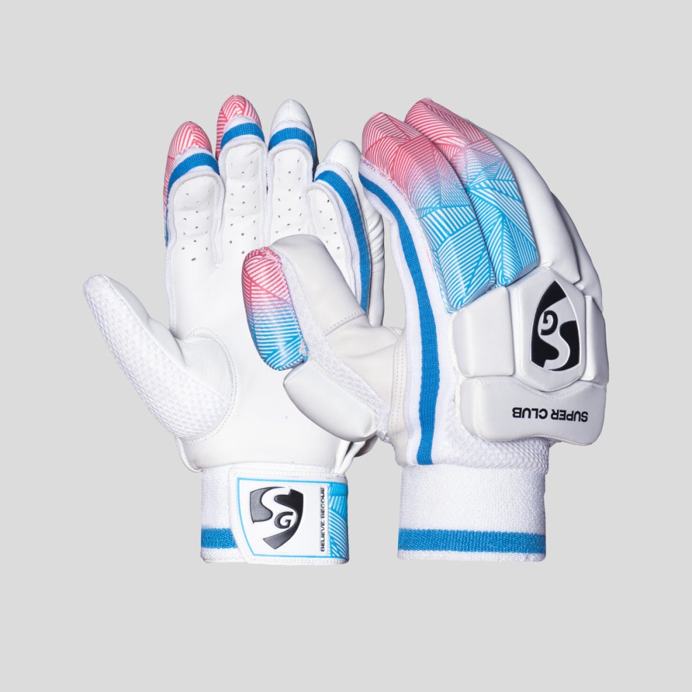SG Super Club Batting Gloves, Adult, Left