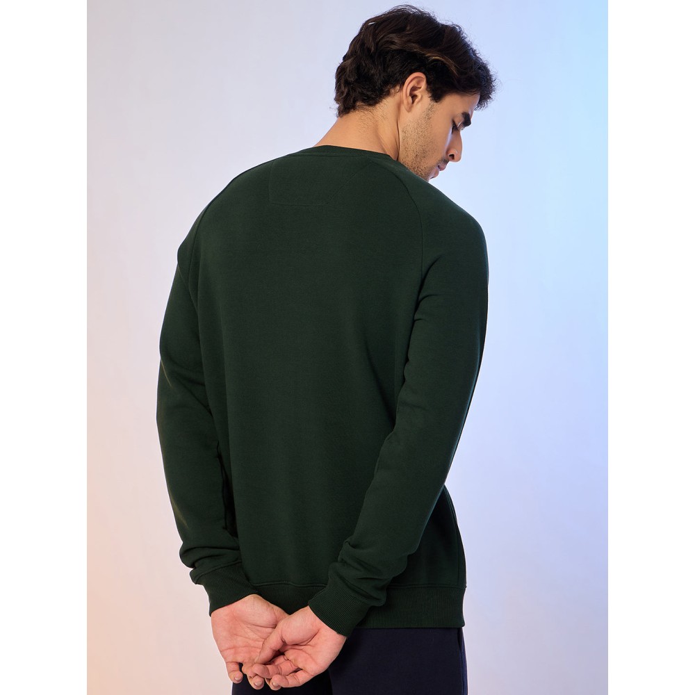 SG SWEAT SHIRT MEN SG H4MSW8245 BOTTLE GREEN, S, Bottle Green