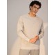 SG SWEAT SHIRT MEN SG H4MSW8245 GREY MELANGE, S, Grey Melange