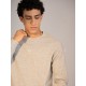 SG SWEAT SHIRT MEN SG H4MSW8245 GREY MELANGE, S, Grey Melange