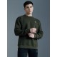 SG PC Fleece COR Sweatshirt For Men And Boys, S, Olive
