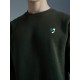 SG PC Fleece COR Sweatshirt For Men And Boys, S, Olive