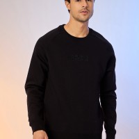 SG SWEATSHIRT MEN SG H4MSW8247 BLACK, S, Black