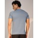 SG T-SHIRT MEN SG H3MT8205 BLUE GREY/BLACK, S, Blue Grey/ Black