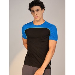 SG T-SHIRT MEN SG H3MT8206 BLACK/ROYAL BLUE