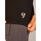 SG T-SHIRT MEN SG H3MT8206 BLACK/ROYAL BLUE, S, Black/ Royal Blue