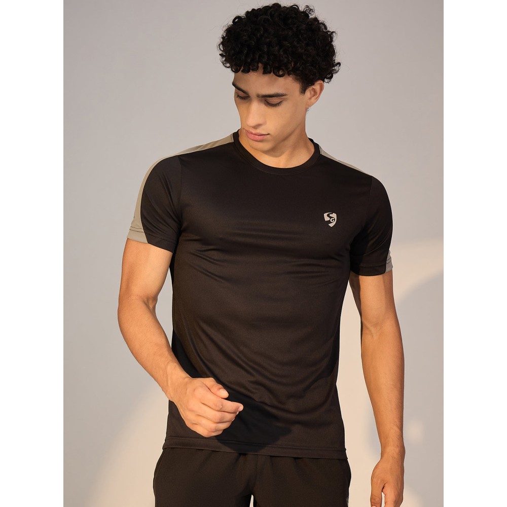 SG T-SHIRT MEN SG H3MT8208 BLACK, S, Black SG T-SHIRT MEN SG H3MT8208 BLACK, S, Black