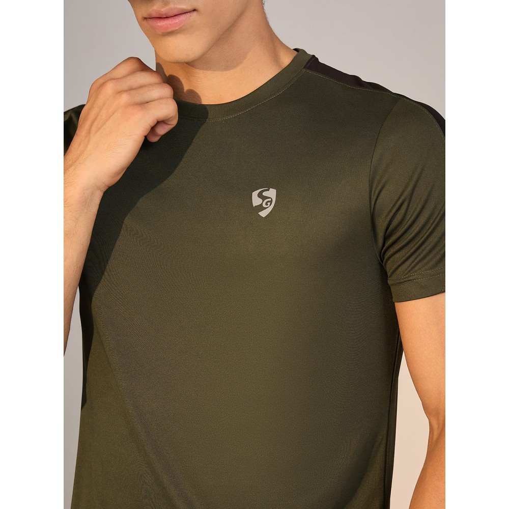 SG T-SHIRT MEN SG H3MT8208 OLIVE, S, Olive SG T-SHIRT MEN SG H3MT8208 OLIVE, S, Olive