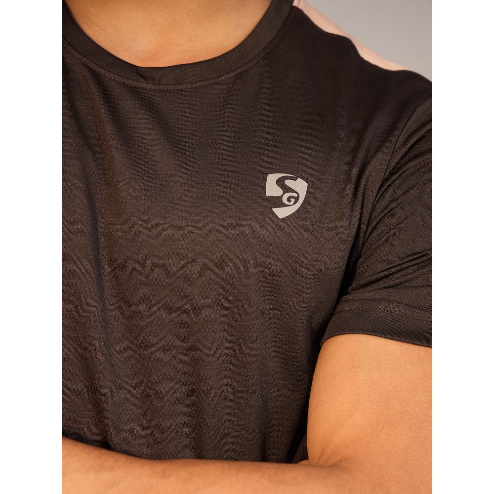 SG T-SHIRT MEN SG H3MT8209 CLAY/PEACH, S, Clay/ Peach