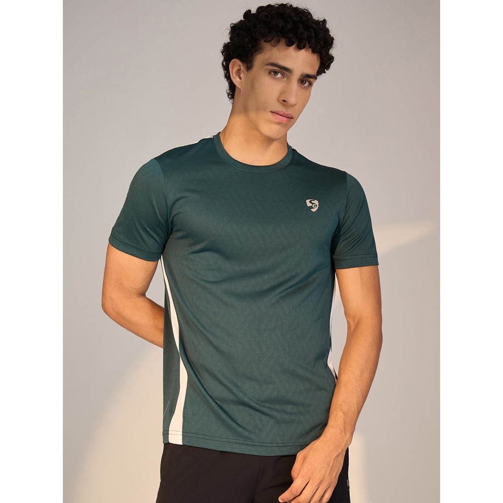 SG T-SHIRT MEN SG H3MT8209 TEAL GREEN/WHITE, S, Teal Green/ White SG T-SHIRT MEN SG H3MT8209 TEAL GREEN/WHITE, S, Teal Green/ White