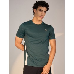 SG T-SHIRT MEN SG H3MT8209 TEAL GREEN/WHITE