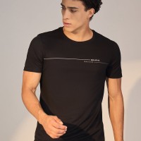 SG T-SHIRT MEN SG H3MT8210 BLACK, S, Black