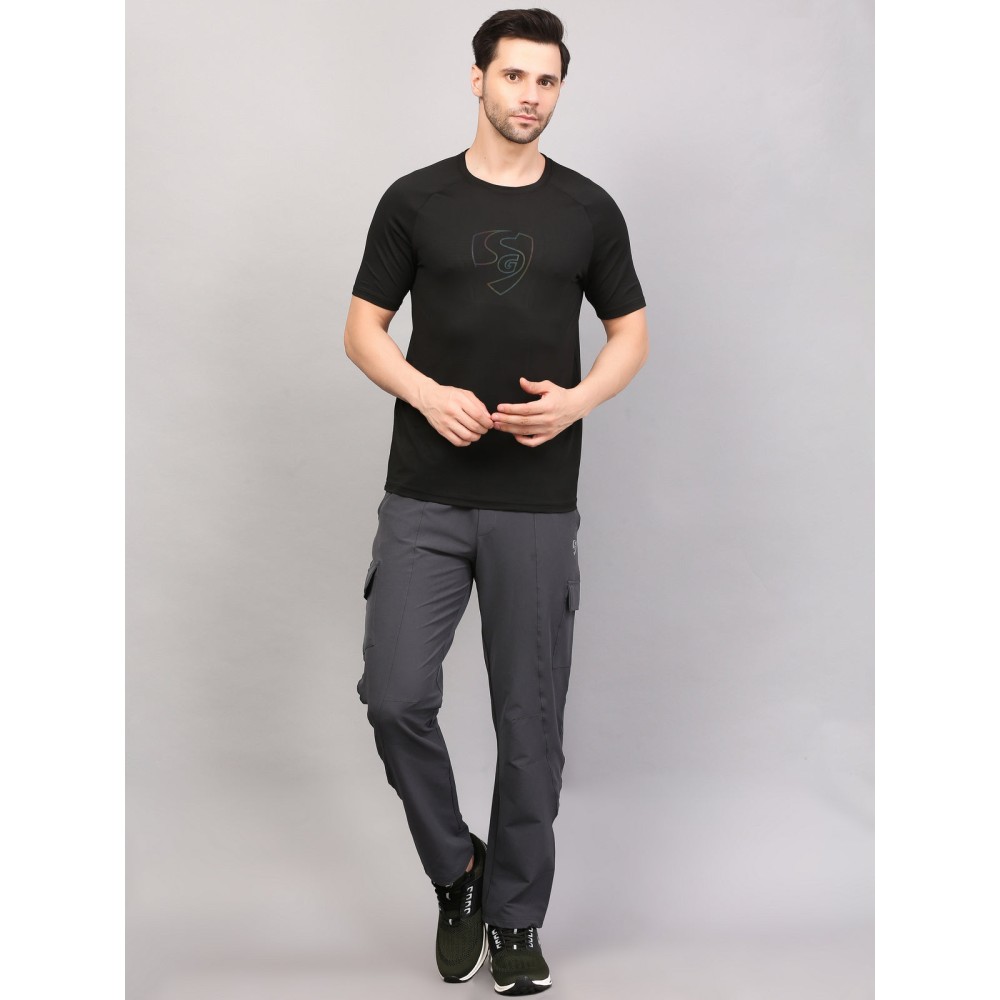 SG T-SHIRT MEN SG MPMTE0001 BLACK, Black, S SG T-SHIRT MEN SG MPMTE0001 BLACK, Black, S