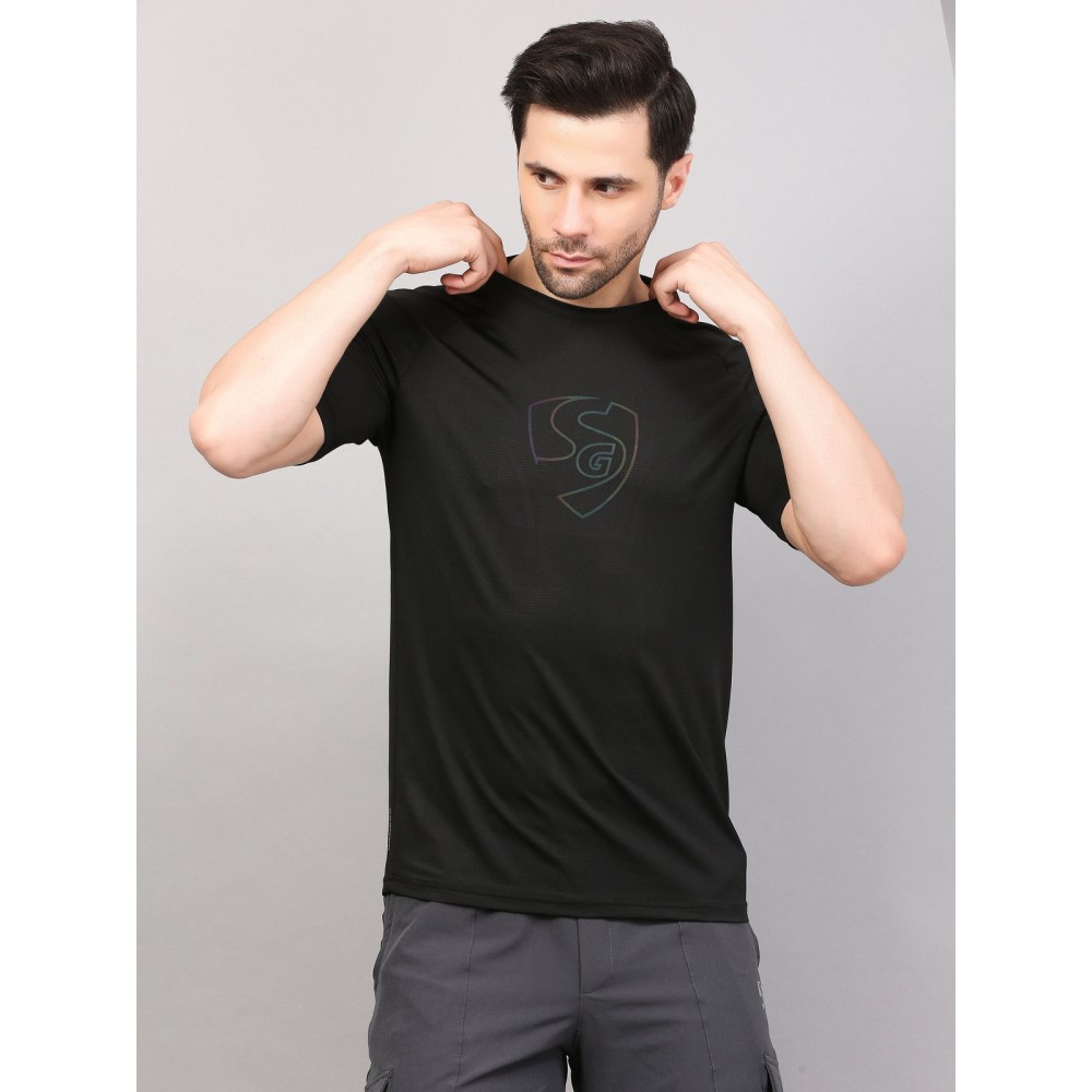 SG T-SHIRT MEN SG MPMTE0001 BLACK, Black, S SG T-SHIRT MEN SG MPMTE0001 BLACK, Black, S