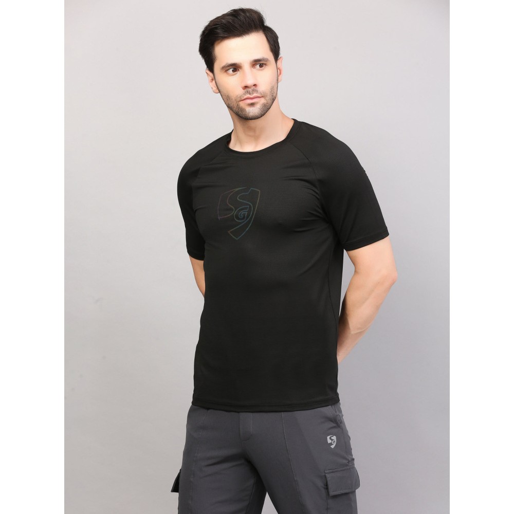 SG T-SHIRT MEN SG MPMTE0001 BLACK, Black, S SG T-SHIRT MEN SG MPMTE0001 BLACK, Black, S