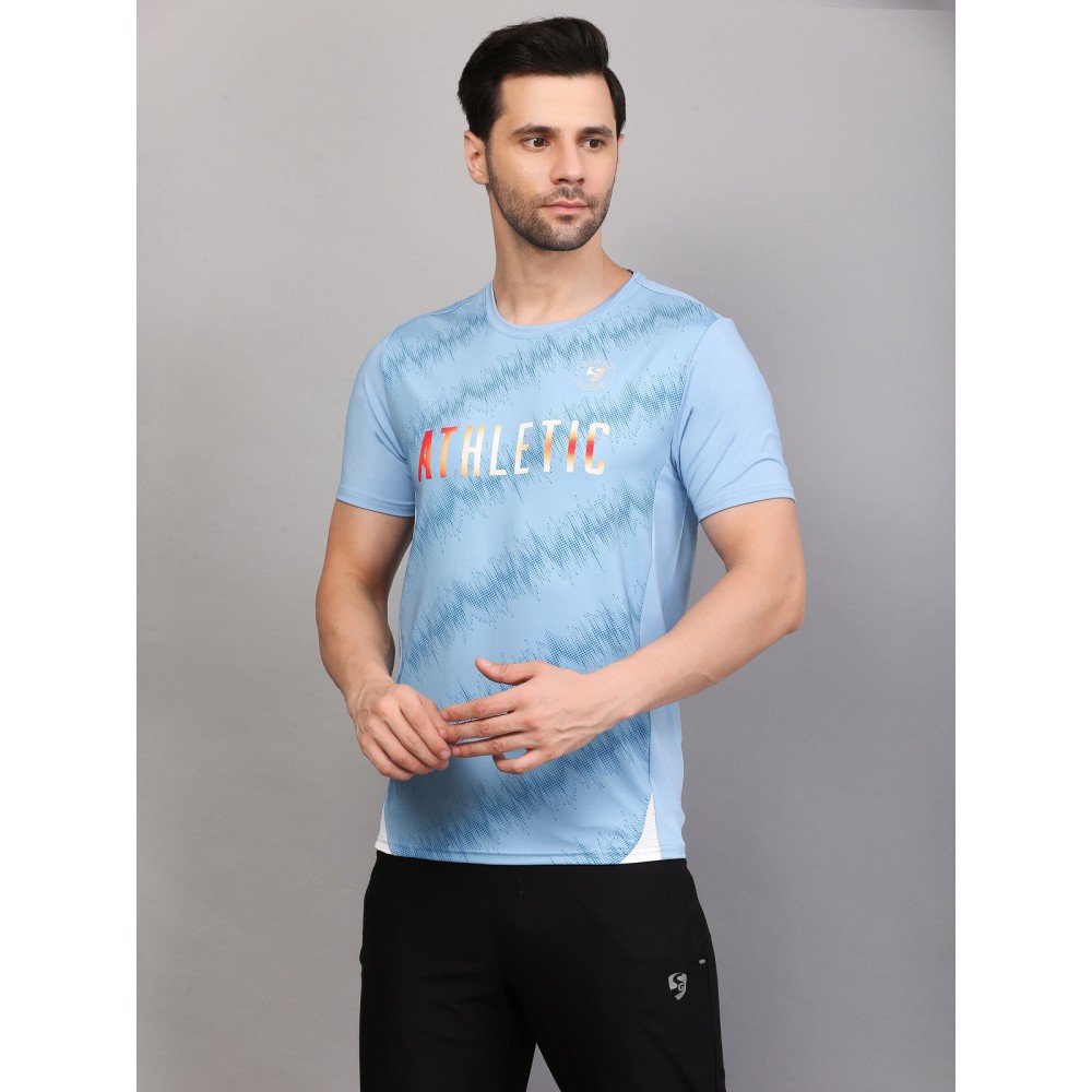 SG T-SHIRT MEN SG MPMTE0002 DUSK BLUE, Dusk Blue, S