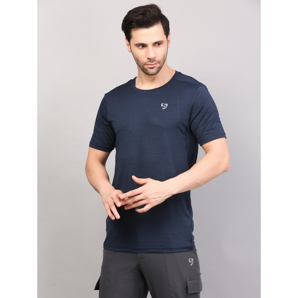 SG T-SHIRT MEN SG MPMTE0003 NAVY, Navy, S SG T-SHIRT MEN SG MPMTE0003 NAVY, Navy, S